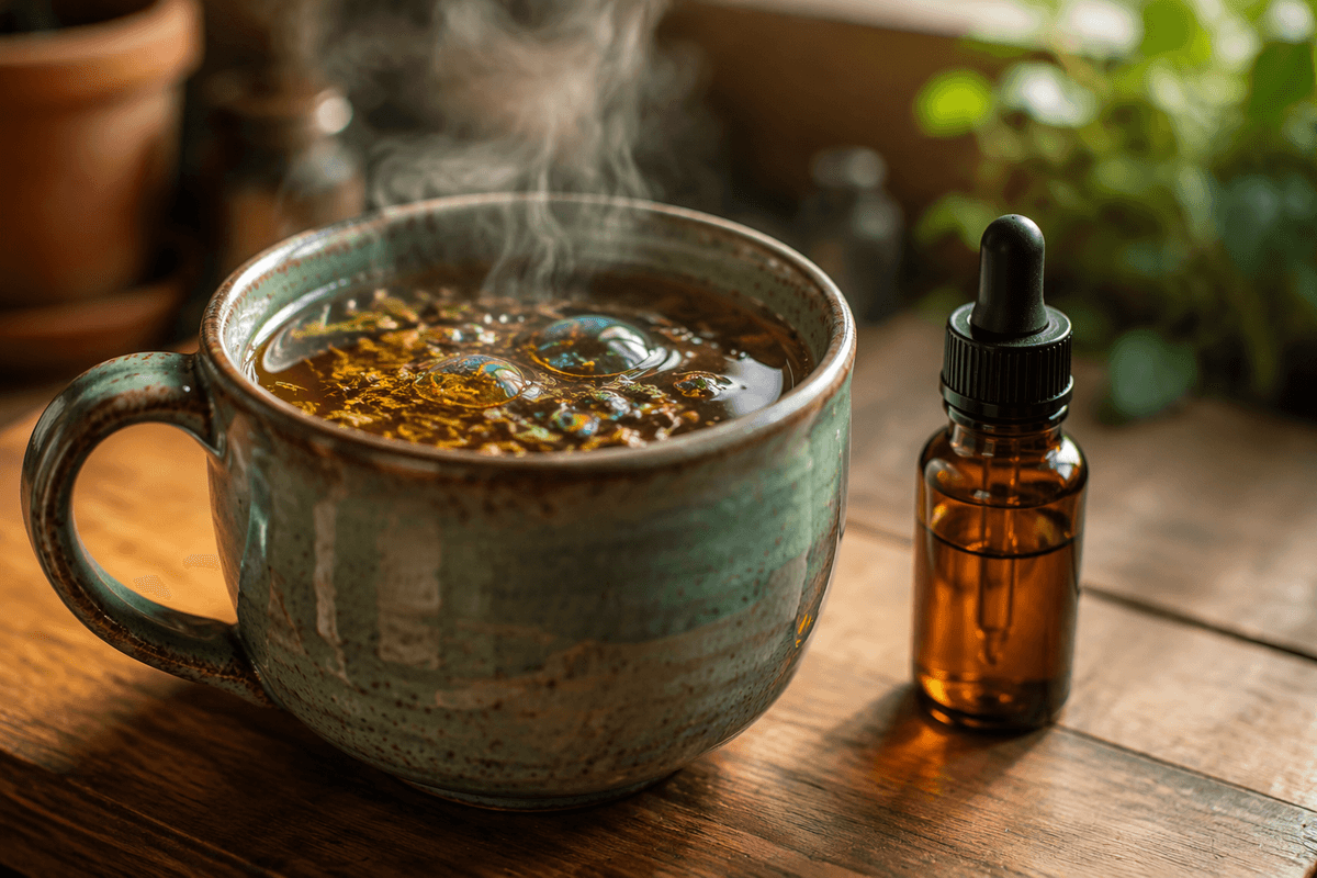 Essential oils turn a cozy cup into a irritant