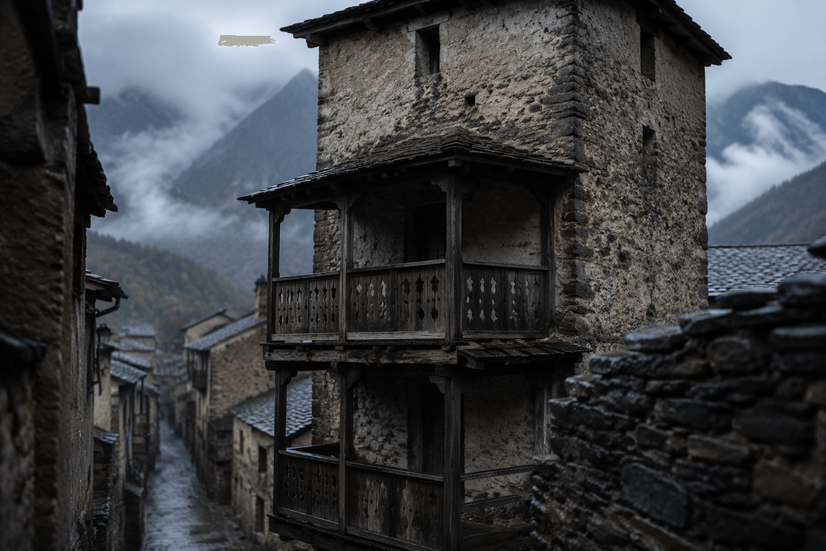 Start with the town’s tower-core